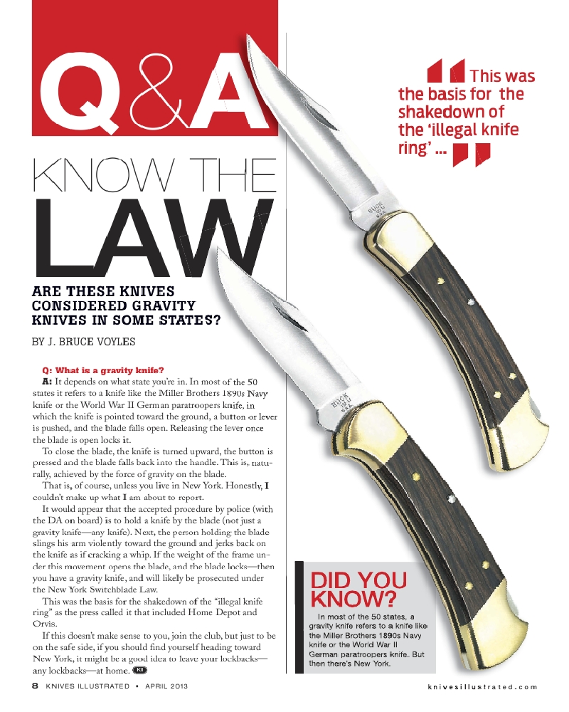 Knives Illustrated 201304